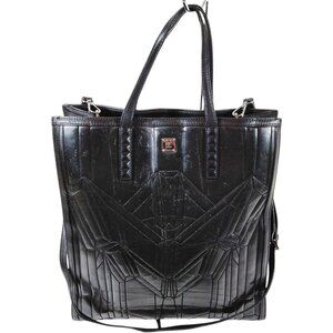 (EH) MCM Tote Bag Black PVC